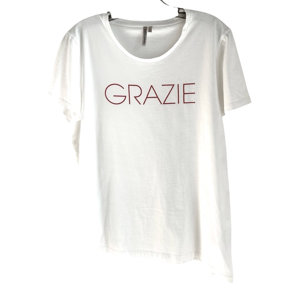 Banana Republic GRAZIE Short Sleeve 100% Supima Cotton Tee Shirt Size Large
